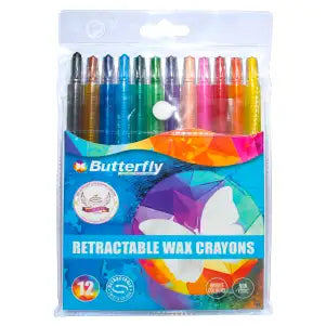 Retractable Wax Crayons – Stationery Net