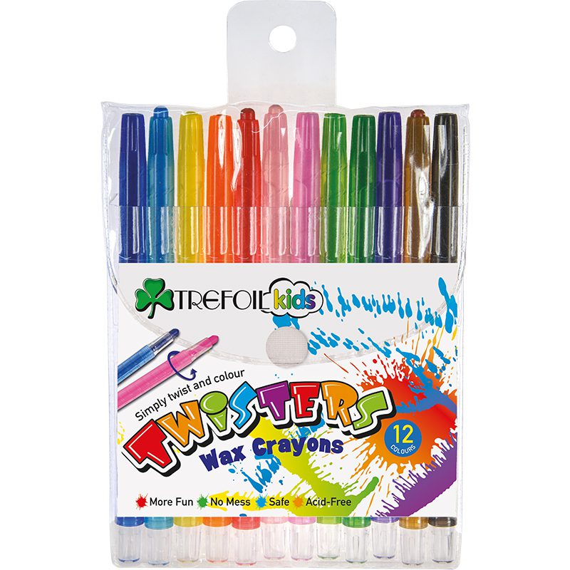 Retractable Wax Crayons – Stationery Net