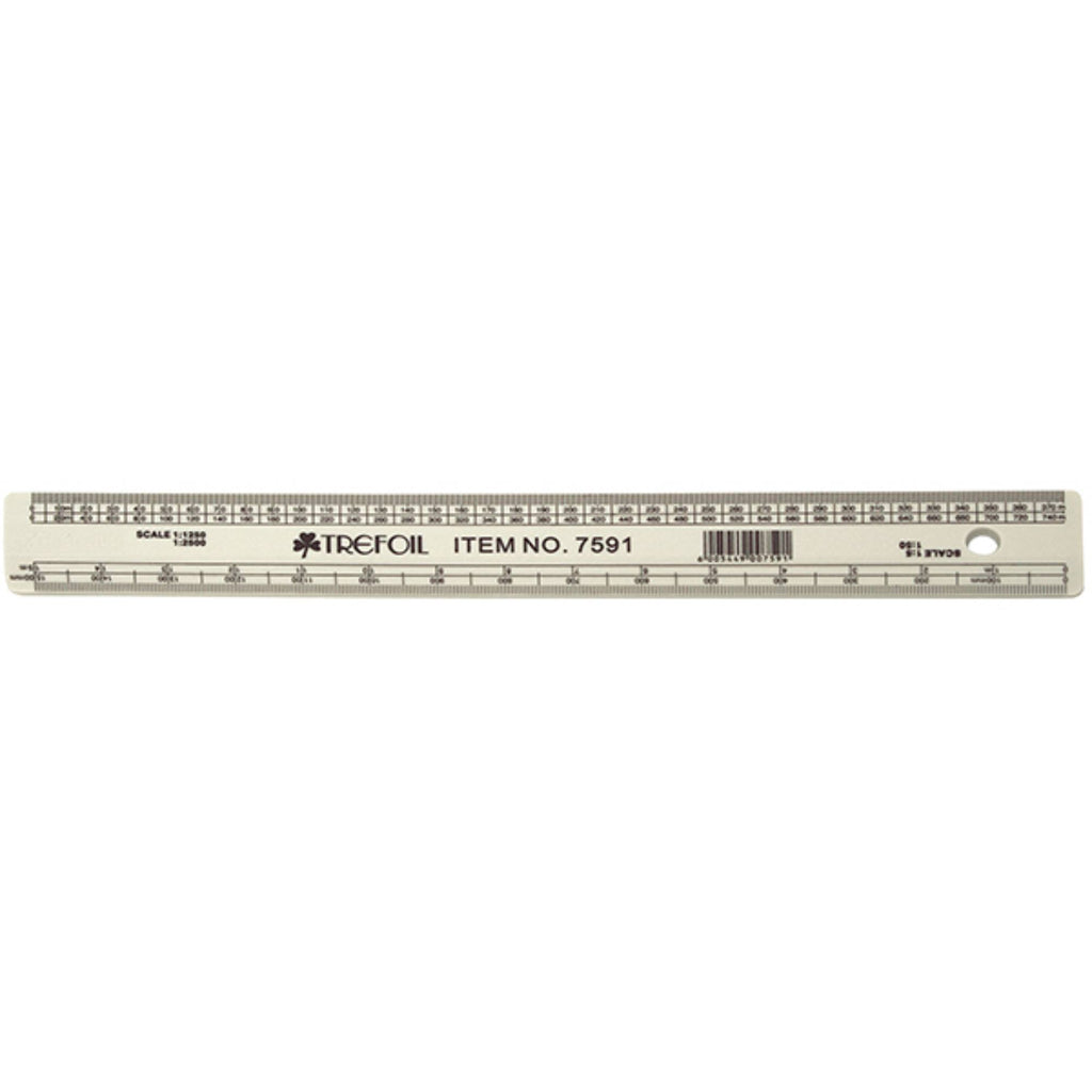 TECHNICAL DRAWING FLAT SCALE RULER 30CM ARCHITECTURE #7591 – Stationery Net