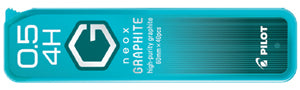 Pilot Lead - NEOX GRAPHITE 0.5 Extra strong graphite leads. Available in assorted point sizes. Available in assorted grades from 4B â€“ 4H.