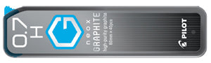 Pilot Lead - NEOX GRAPHITE 0.7. Extra strong graphite leads. Available in assorted point sizes. Available in assorted grades 4B â€“ 4H.