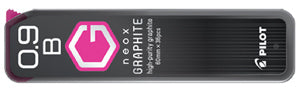 Pilot Lead - NEOX GRAPHITE 0.9. Extra strong graphite leads. Available in assorted point sizes. Available in assorted grades 4B â€“ 4H.