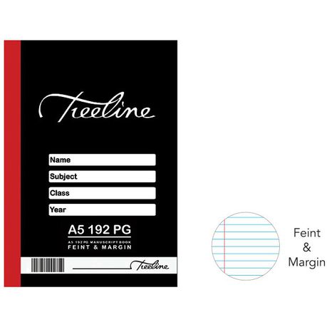 Treeline A5 Hard Cover book - 192page F/M
