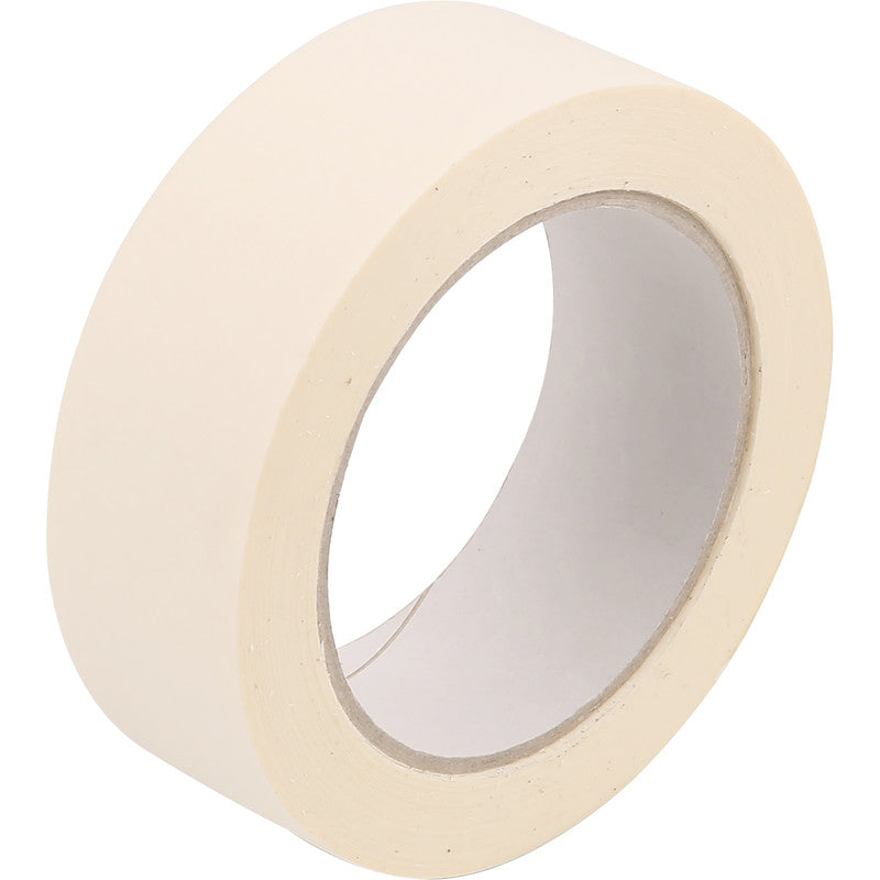 Masking Tape. Saturated crepe paper backing. Single sided tape. Easily removed without leaving residue or damaging surfaces.