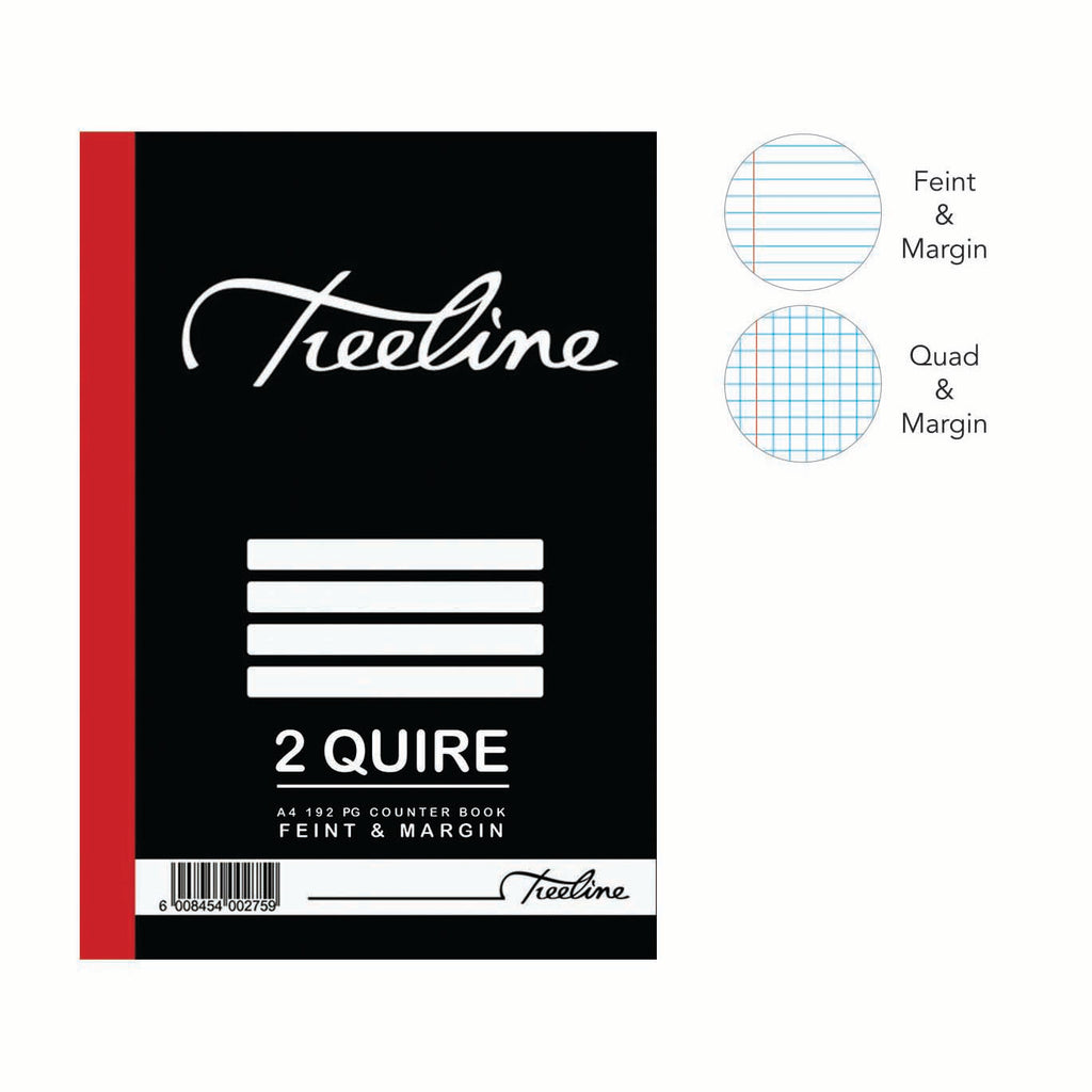 Treeline A4 Counter Books/Hardcover Books