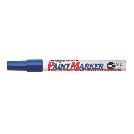 Bullet Medium Tip point 2.3mm. Valve action. Permanent Artline 400XF paint marker.