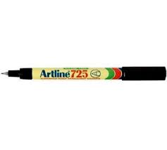 Artline 725 fine bullet tip permanent marker has a slim line aluminium barrel. Polyacetal resin tip writing width of 0.4mm Xylene free alcohol