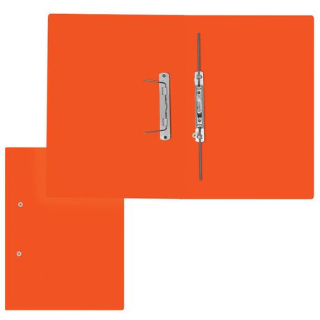  Foolscap Gloss Deep Tint Accessible Files with Metal Prong and Fastener
