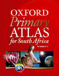 OXFORD ATLAS PRIMARY. The Oxford Primary Atlas for South Africa is part of a ground-breaking series of atlases based on the most up-to-date maps and data. Fully revised for the CAPS curriculum, this edition equips learners with all the content and skills needed to excel at map work in Grades 4 to 7