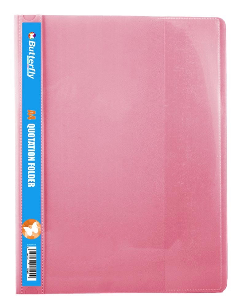 Butterfly Quotation Folders A4 PVC