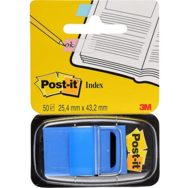 3M Post-it Repositionable Flags - Flag it, find it fast. 50 Flags per dispenser.  Size: 25.4mm x 43.6mm