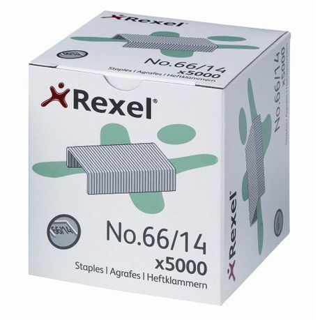 Rexel: Staples No. 66/14 5000 Staples 100 Sheet Capacity Box of 5000 Suitable for use with Heavy Duty Stapler and Rexel Goliath Heavy Duty Stapler