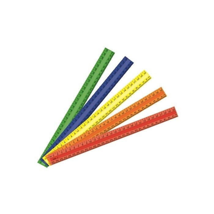 TREELINE Shatter Resistant 30cm Ruler - Assorted Colours
