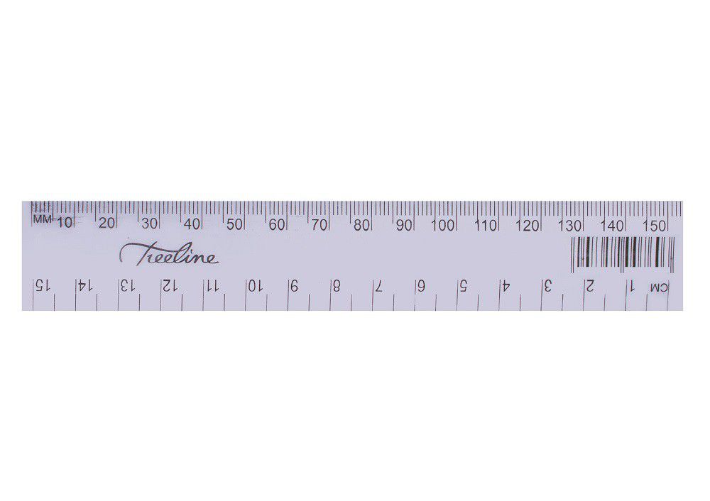 Treeline Clear Ruler - 15cm