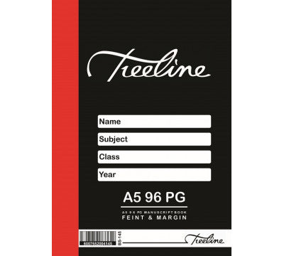 Treeline A5 Hard Cover book - 96page F/M