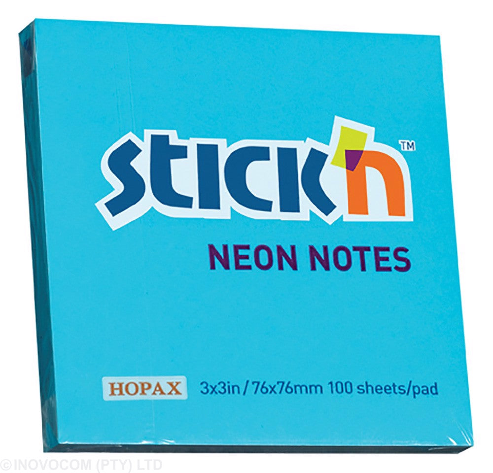 Stick 'n Notes - 76x76 Neon, Post it – Stationery Net