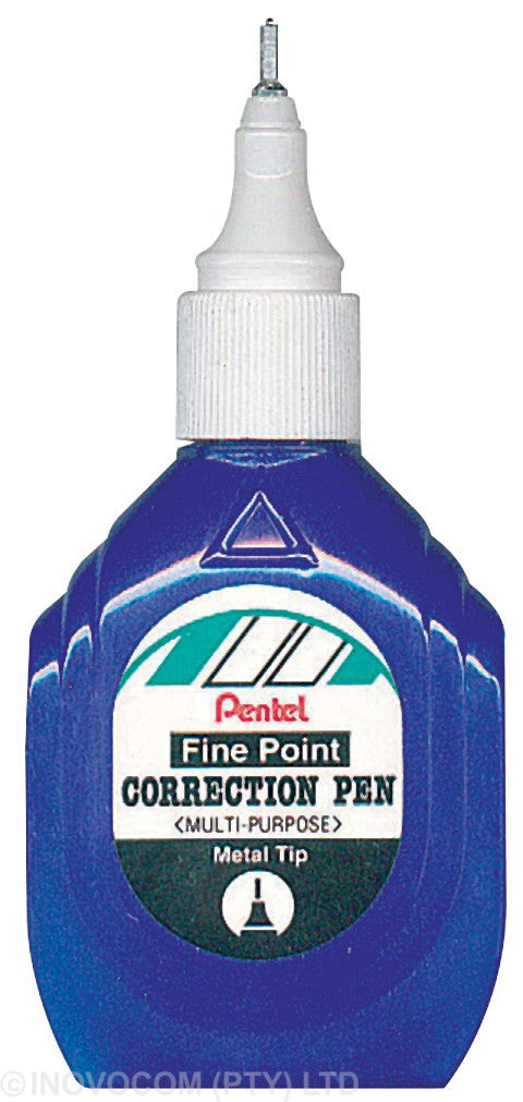 Pentel ZL1S-6 Correction Pen - Fine Point 18ml