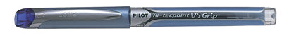 Pilot V5 Hi-Tecpoint Grip Liquid Ink. Needle point in 0.5mm, 0.7mm. Rubberised grip Ideal for signatures.