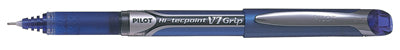 Pilot V7 Hi-Tecpoint Grip Liquid Ink. Needle point in 0.5mm, 0.7mm. Rubberised grip. Ideal for signatures.