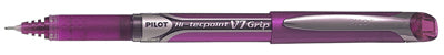 Pilot V7 Hi-Tecpoint Grip Liquid Ink. Needle point in 0.5mm, 0.7mm. Rubberised grip. Ideal for signatures.