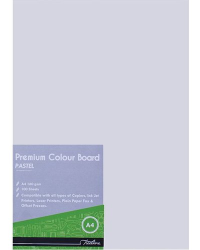 Treeline A4 Pastel White Project Board - 100pk